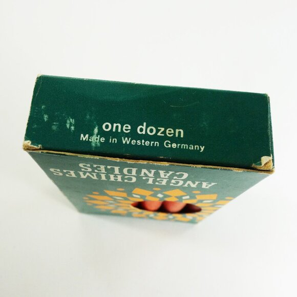 [Vintage] Angel Chimes Candles One Dozen West Germany NOS - Picture 4 of 5